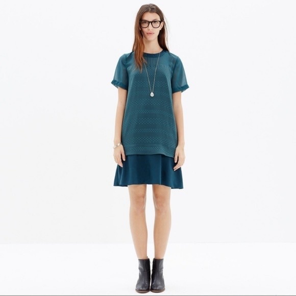 Madewell Dresses Slowbeat Swiss Dot Shift Dress By Madewell In